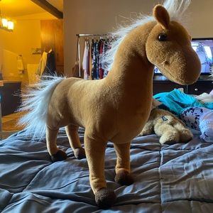 Posable medium size horse doll